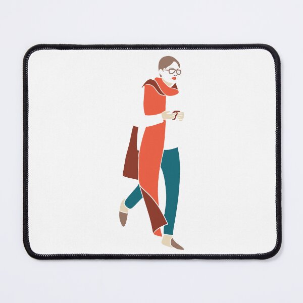 Item preview, Scarf Lover | Minimalist | Portrait | Vibrant | Colorful | Graphic Illustration | designed and sold by geetasadashivan.