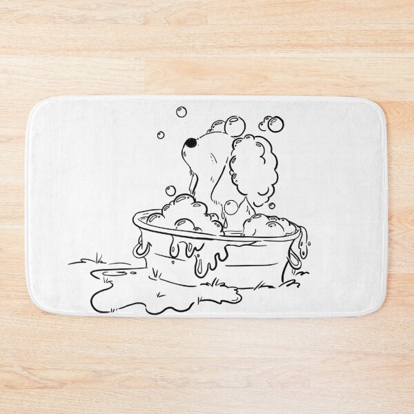 Item preview, Bath Time Blues designed and sold by Sarah Reed.