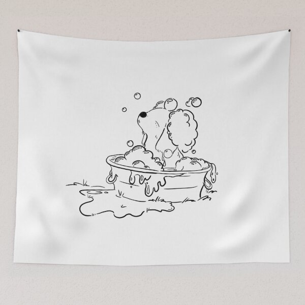 Item preview, Bath Time Blues designed and sold by Sarah Reed.