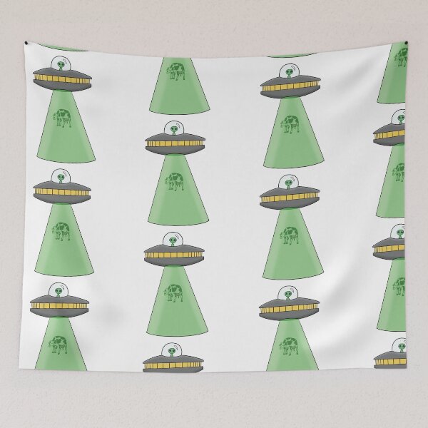 Item preview, Alien Abduction of Cow designed and sold by The Soapiest Goat.