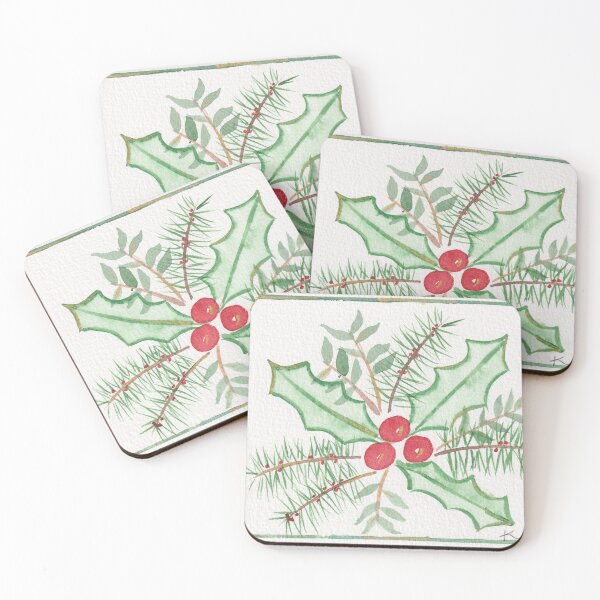Item preview, Christmas Foliage designed and sold by Kirsten Robinson Art.
