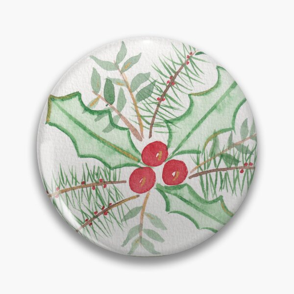Artikelvorschau, Weihnachtslaub entworfen und verkauft von Kirsten Robinson Art.
