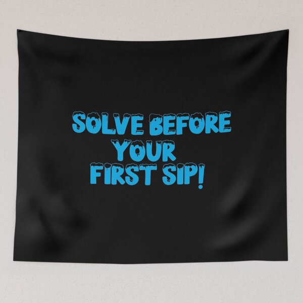 Item preview, Morning Puzzle Challenge – Solve Before Coffee Sticker designed and sold by Creative Spark.