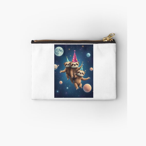 Item preview, Sloth Galaxy Birthday Party Hat Happy Balloons Celebrations   designed and sold by CheeseBlueprint.