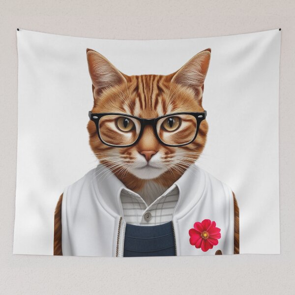 Item preview, Professor Whiskers in Style designed and sold by funwithstickers.