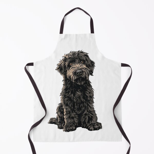 Item preview, Black Labradoodle Dog Illustration designed and sold by whyitsme.