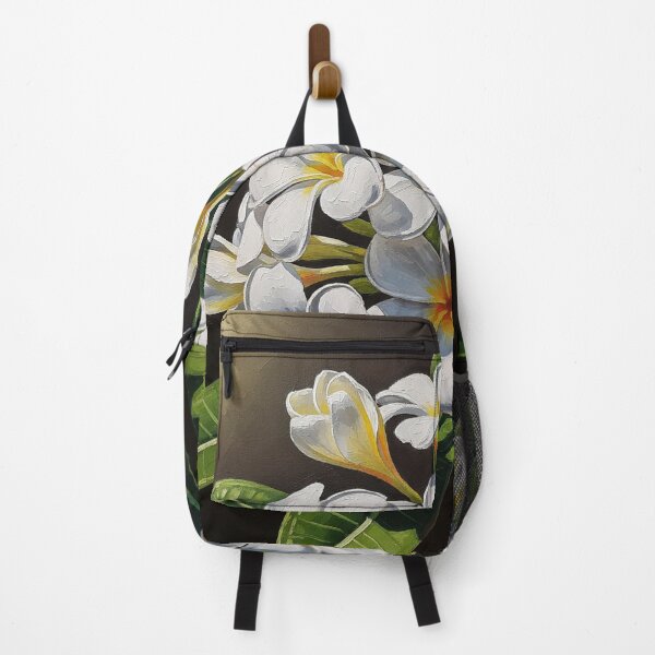 Artikelvorschau, Plumeria-Blütenstand mit üppigen Blättern entworfen und verkauft von BYnomi.