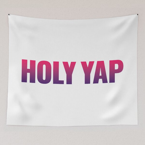 Item preview, Holy Yap in Deep Red designed and sold by Memes N Lore .