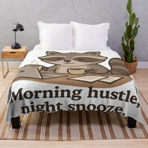 Item preview, Morning hustle, night snooze designed and sold by CappieLab.