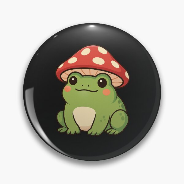 Artikelvorschau, Frogo – Dicker grüner Frosch mit rotem Pilzhut entworfen und verkauft von ColorSplash123.