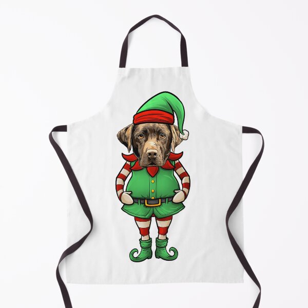 Artikelvorschau, Chocolate Labrador Retriever Christmas Elf entworfen und verkauft von whyitsme.