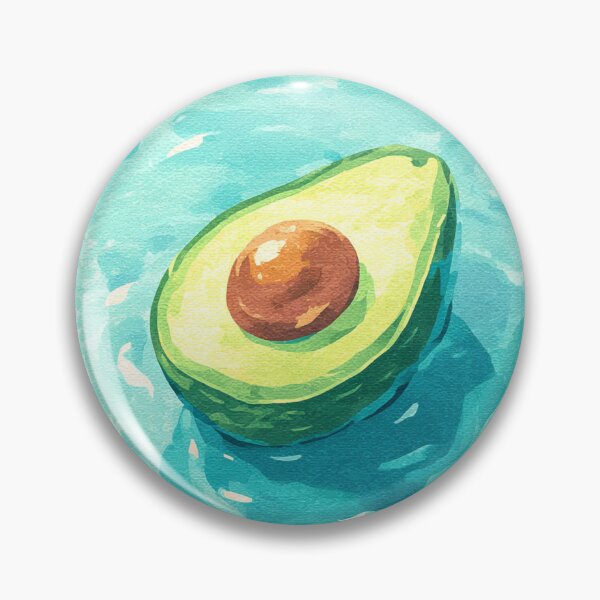 Item preview, Floating Avocado in Pastel Pool designed and sold by FelisF-Design.