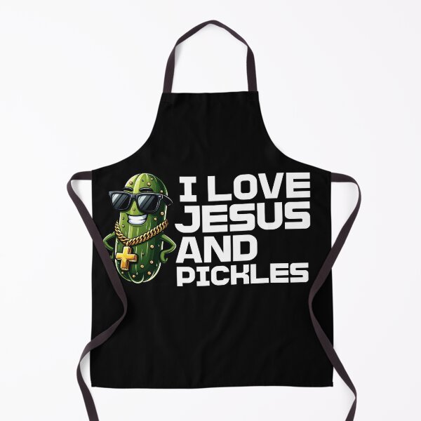 Item preview, I Love Jesus and Pickles designed and sold by Belarte.shop.