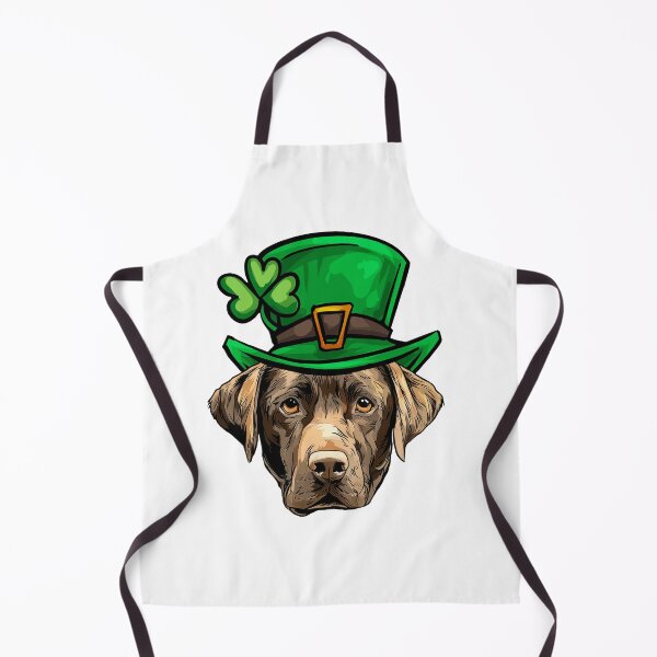 Item preview, St Patricks Day Chocolate Labrador Retriever designed and sold by whyitsme.