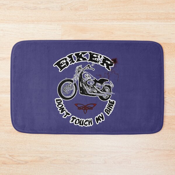 Item preview, Don’t Touch My Bike • Biker Attitude Design designed and sold by fairmaiden7.