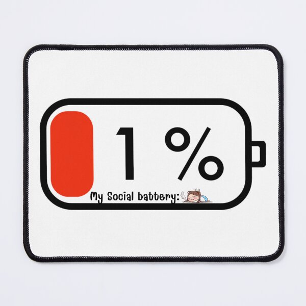 Item preview, Social battery: 1%. designed and sold by Akkarachai Fangtep.