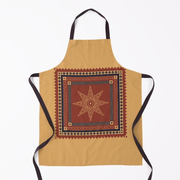 Item preview, Star of Ishtar Banner - Ochre & Carbon Pattern designed and sold by CaffeineCraftedCreations.