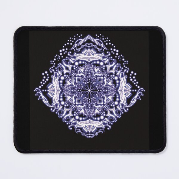 Item preview, Zen Mandala Blue Hue hand drawn by artist interval:43 designed and sold by interval:43.