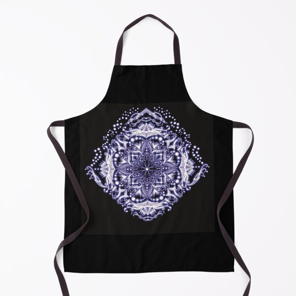 Item preview, Zen Mandala Blue Hue hand drawn by artist interval:43 designed and sold by interval:43.