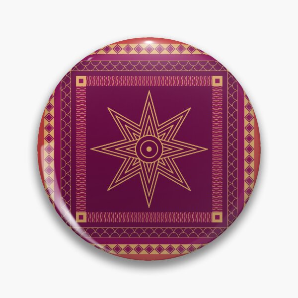 Item preview, Star of Ishtar Banner - Murex Pattern designed and sold by CaffeineCraftedCreations.
