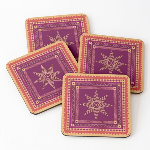 Item preview, Star of Ishtar Banner - Murex Pattern designed and sold by CaffeineCraftedCreations.