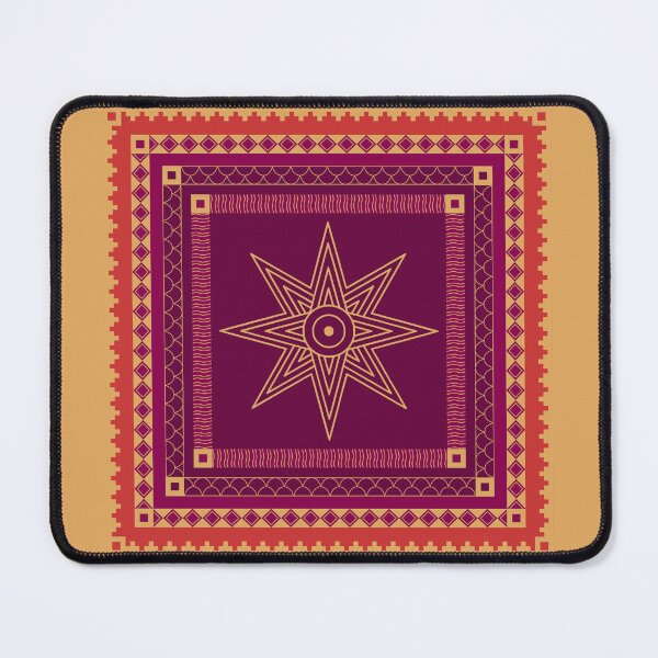 Item preview, Star of Ishtar Banner - Murex Pattern designed and sold by CaffeineCraftedCreations.
