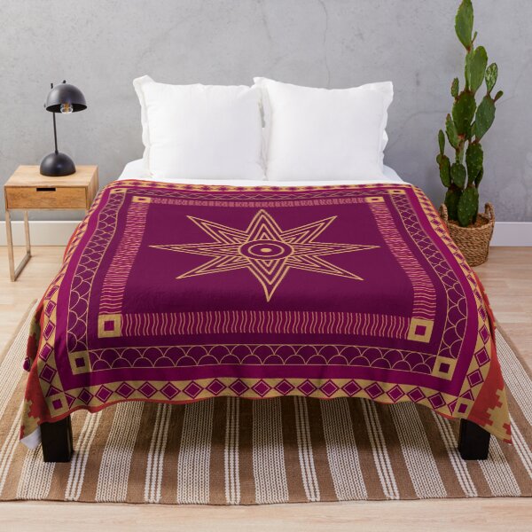 Item preview, Star of Ishtar Banner - Murex Pattern designed and sold by CaffeineCraftedCreations.