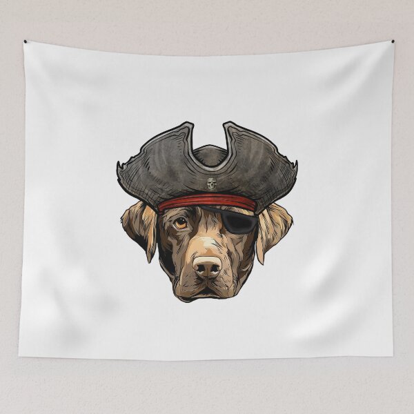Artikelvorschau, Chocolate Labrador Retriever Pirate entworfen und verkauft von whyitsme.