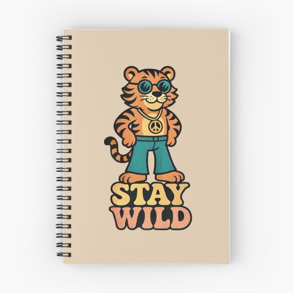 Item preview, Stay Wild - Groovy Tiger designed and sold by Myra365Art.