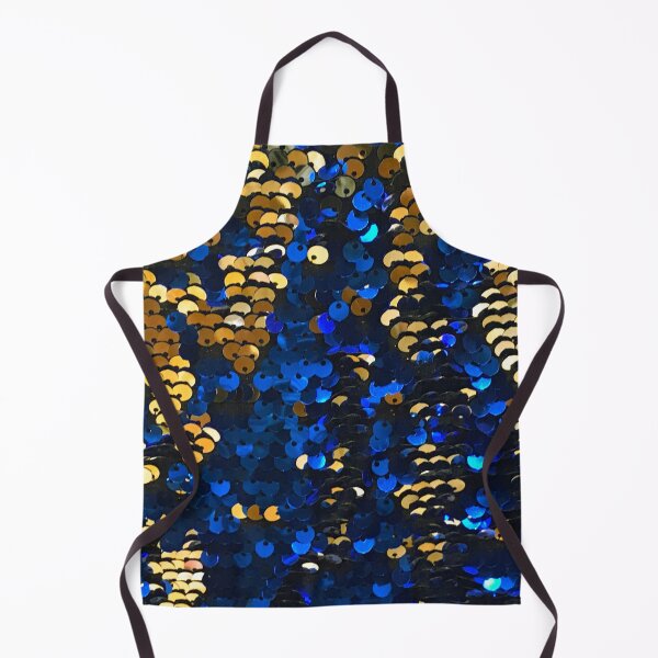 Item preview, Gold Colors and Blue (Faux) Glitter Pattern designed and sold by DEC02.