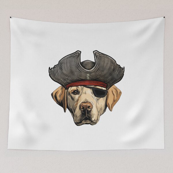 Artikelvorschau, Yellow Labrador Retriever Pirate entworfen und verkauft von whyitsme.