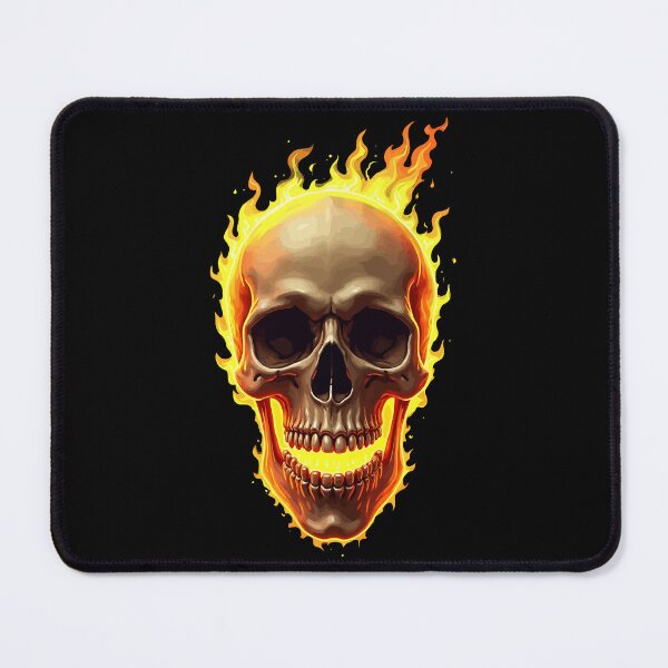 Item preview, Skull on Fire designed and sold by deathanarchy.
