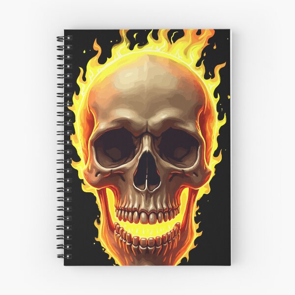 Item preview, Skull on Fire designed and sold by deathanarchy.