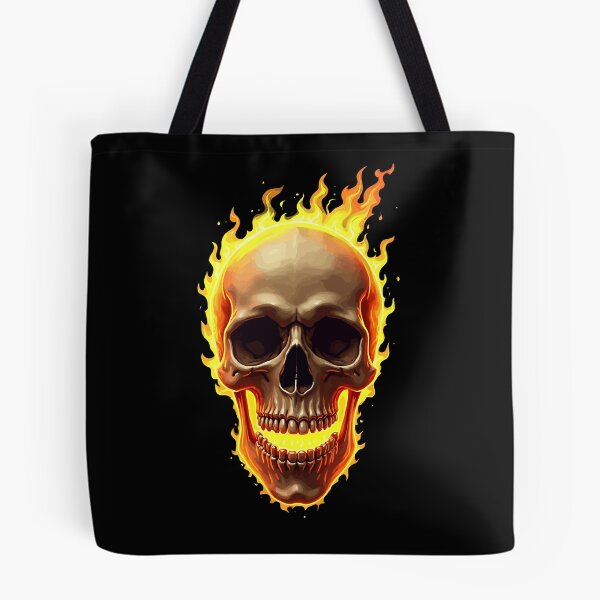 Item preview, Skull on Fire designed and sold by deathanarchy.
