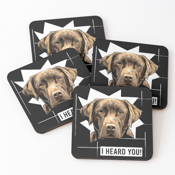 Item preview, Chocolate Labrador Retriever Hmor I Heard You designed and sold by whyitsme.