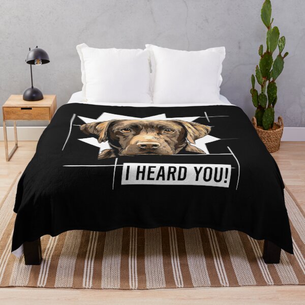 Item preview, Chocolate Labrador Retriever Hmor I Heard You designed and sold by whyitsme.