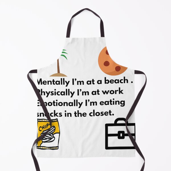 Artikelvorschau, Zitat „Geistig bin ich am Strand“ | Lustiges, nachvollziehbares Humor-Shirt, Aufkleber und Geschenkidee entworfen und verkauft von Speeders21.