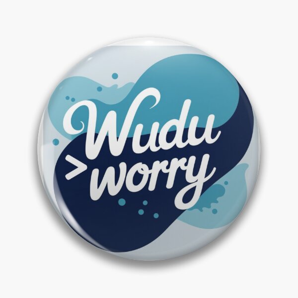 Item preview, Wudu > Worry | Muslim Mindfulness Quote designed and sold by ThatNicheGirl.