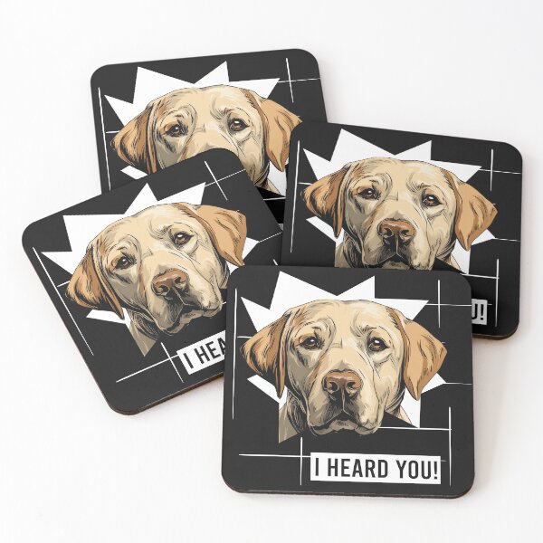 Item preview, Yellow Labrador Retriever Humor I Heard You designed and sold by whyitsme.