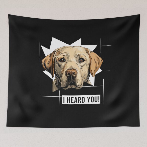 Item preview, Yellow Labrador Retriever Humor I Heard You designed and sold by whyitsme.