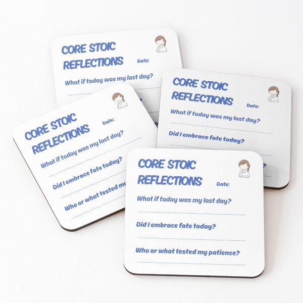 Item preview, Core Stoic Reflections Stoic Journaling Template inspired by Marcus Aurelius designed and sold by LexaArtworks.