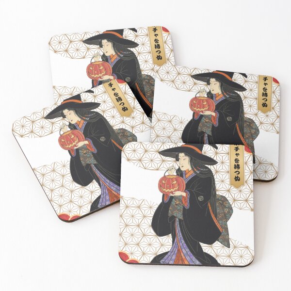 Item preview, Elegant Ukiyo-e Witch - Japanese Halloween Art designed and sold by TOMO Studio (Japan).
