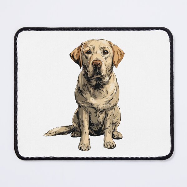 Item preview, Yellow Labrador Retriever Dog Illustration Yellow Lab designed and sold by whyitsme.