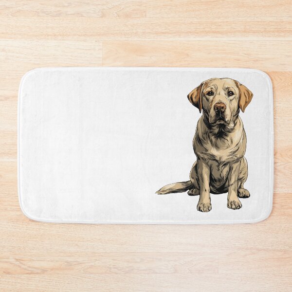Item preview, Yellow Labrador Retriever Dog Illustration Yellow Lab designed and sold by whyitsme.