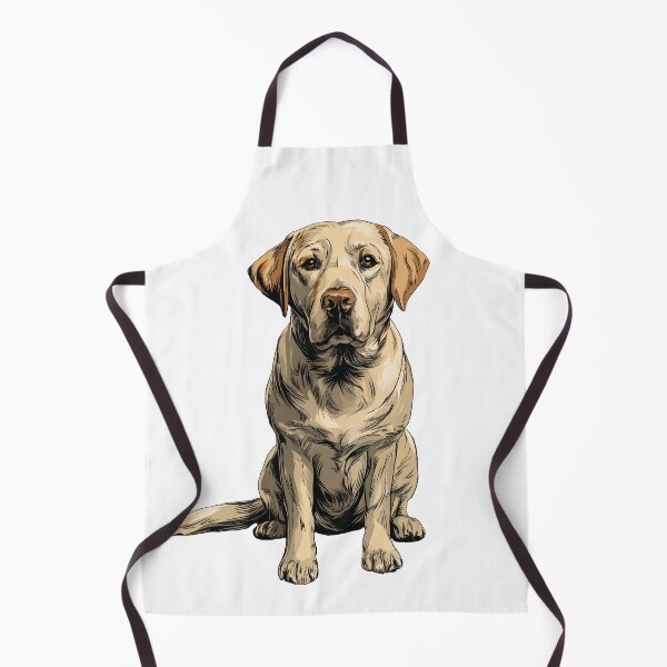Item preview, Yellow Labrador Retriever Dog Illustration Yellow Lab designed and sold by whyitsme.