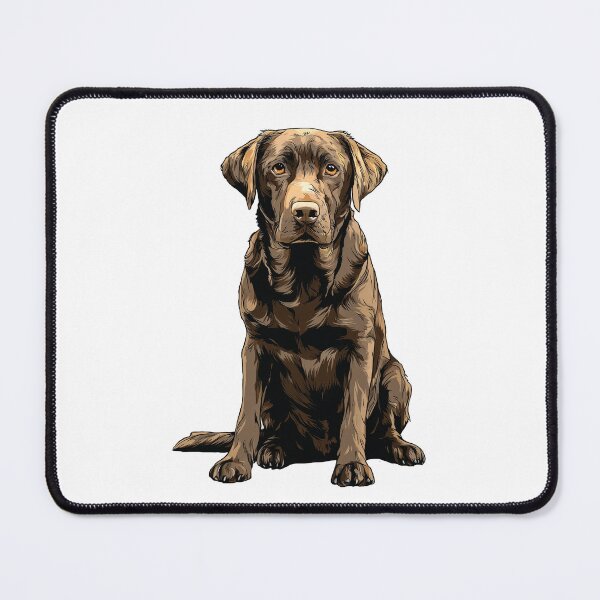 Item preview, Chocolate Labrador Retriever Dog Illustration Chocolate Lab designed and sold by whyitsme.