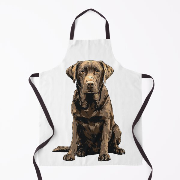 Item preview, Chocolate Labrador Retriever Dog Illustration Chocolate Lab designed and sold by whyitsme.