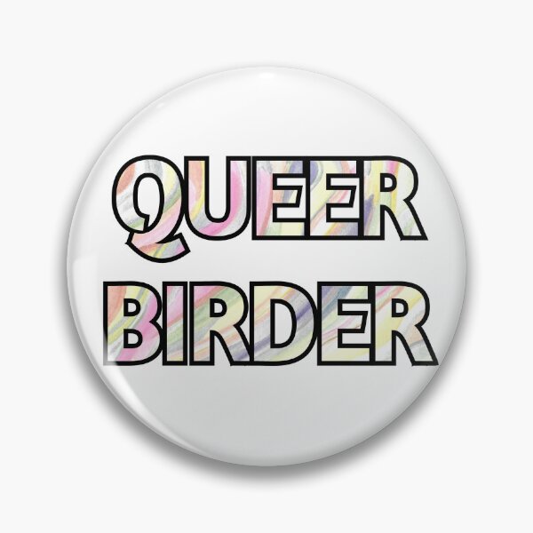 Artikelvorschau, Queer Birder Regenbogen entworfen und verkauft von GeoGoose.