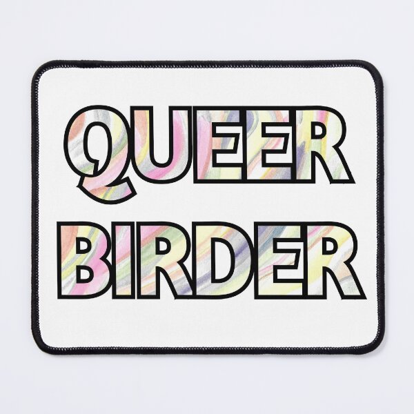 Item preview, Queer Birder rainbow designed and sold by GeoGoose.