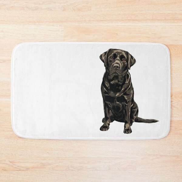 Item preview, Black Labrador Retriever Dog iIlustration Black Lab designed and sold by whyitsme.
